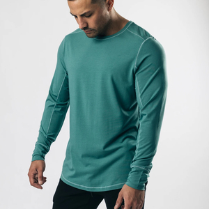 T-shirt personnalisé pour homme, col rond, 100% coton, plusieurs couleurs, t-shirts imprimés unis - Product Image 4