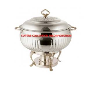 Plat à Frire En Acier inoxydable Avec Pieds En Laiton - Product Image 4