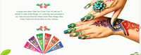 Mejor Vendedor multi color cono henna natural mehndi cone