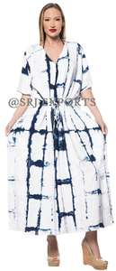 Attractive Tie Dye Women Stylish Gown <b>Maxi</b> <b>Dress</b> half sleeve Rayon Tunic <b>Dress</b> Free Size Caftan Tie Dye Ladies Kaftan <b>Dress</b> - Product Image 6