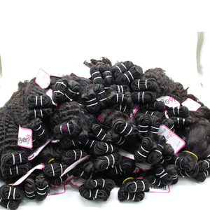 Wholesale 100% Virgin Remy Vietnamese Double Hair Bulk Wavy Mix Texture/<b>Curly</b> Hair <b>Extensions</b> 30 Inches Length Human Hair - Product Image 1
