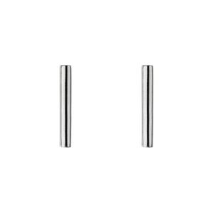 Pendientes de plata de ley 925 hechos a mano con forma de barra, joyería India - Product Image 2