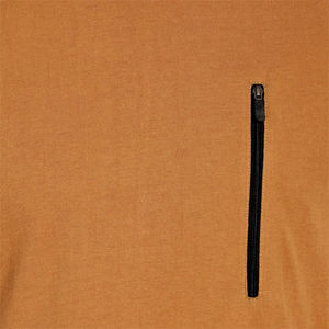 T-shirt à manches courtes en coton pour hommes Maillot respirant Couleur solide Logo personnalisé Conception de fermeture éclair latérale Prix de gros pour l'été - Product Image 6