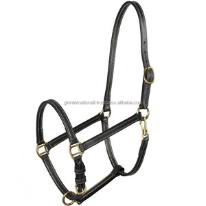 Caballo de cuero hecho a mano con costura de contraste y hardware de latón sólido, venta al por mayor, personalizado - Product Image 1