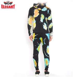 Chándales con tinte de corbata colorido para hombre, ropa Unisex con tu propio diseño de logotipo, chándales cálidos - Product Image 2