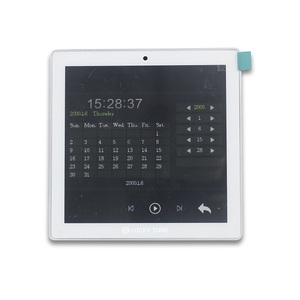 Sistema de Audio para el Hogar, Amplificador de Audio Empotrable en la Pared con Pantalla Táctil de 4x25 W y 4 Altavoces de Techo de 5 Pulgadas - Product Image 2