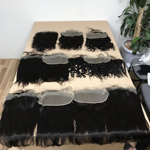 Extensions de cheveux humains vierges non traités de haute qualité, tissage frontal en dentelle Remy vietnamienne - Product Image 5