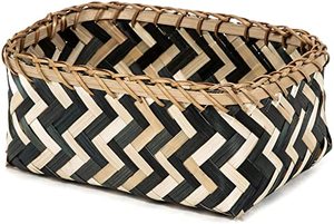 Cesta de bambú tejida para almacenamiento, respetuoso con el medio ambiente, para organización del hogar - Product Image 6