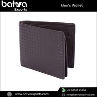 Dompet Lipat Pria Kulit Asli Lapisan Katun Berkualitas Premium Anti RFID Koleksi Terbaru Muat 8 Kartu