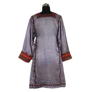 BDR060 ropa de mujer Real Balochi Kutchi vestido Floral estampado Kutchi Top/túnica/Kurta hecho a mano bohemio único vestido Real Vintage - Product Image 2