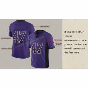 Haute qualité 100% Polyester Youth Club uniformes de football américain taille XL maillots personnalisés avec pantalon assorti pour adultes - Product Image 4