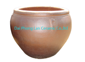 Urn Mộc Mạc Với 4 Nồi Đất Sét Đen Được Xử Lý Gốm Gốm Mộc Mạc Để Trang Trí Hoặc Trồng Cây Hoặc Làm Đài Phun Nước - Product Image 6