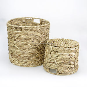 Panier de stockage d'eau de jacinthe essentiel en gros porte-plante panier de jouets - Product Image 2