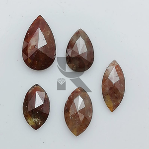 Diamante Rosa tallado con forma de mezcla, 4,00 Natural, Color melocotón - Product Image 4