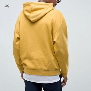 Sweat-shirts décontractés pour hommes 2019 de haute qualité, logo personnalisé brodé, couleurs unies, molleton épais tricoté, anti-rétrécissement, grandes tailles - Product Image 3