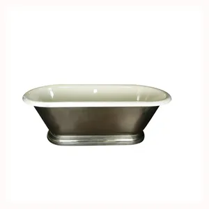 Modern Copper Bathtub Luxury Shiny Polished Freestanding Water Bathtub Inflatable Hot Tub At Affordable Price