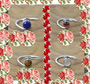 Impressionnant à la recherche de calcédoine bague en pierre de forme ronde 8mm en taille 925 en argent Sterling lunette réglage bague bijoux pour la vente d'été - Product Image 4