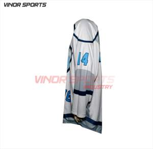 Camiseta de hockey para hombre camuflaje personalizada al por mayor en blanco XXL Western XXXL OEM personalizado XXS Logo camisetas para jugadores de hockey sobre hielo - Product Image 4