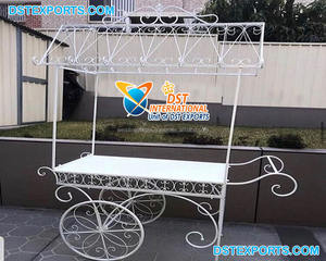 Estación de comida de estilo indio Rehri para boda, carrito de comida decorativo de estilo indio para boda - Product Image 4