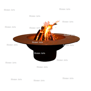 Foyer de cheminée en fer rustique Bol de foyer de forme carrée de qualité supérieure de fabrication et exportateur en Inde - Product Image 5