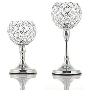 Articles d'ameublement en métal Mini bougeoir en cristal Bougeoir en cristal Décoration - Product Image 2