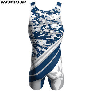 Custom Men's Cheap <b>Wrestling</b> <b>Singlets</b> Sublimated Printing Fighting Outfit Weightlifting <b>Singlet</b> - Product Image 5