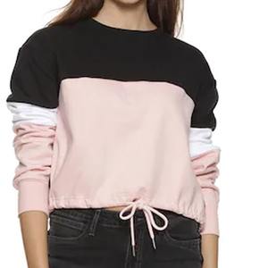 Ropa de Otoño 2026 para Mujer, Suéteres con Bloques de Color, Manga Larga, Cuello Redondo, Sudadera para Mujer - Product Image 2