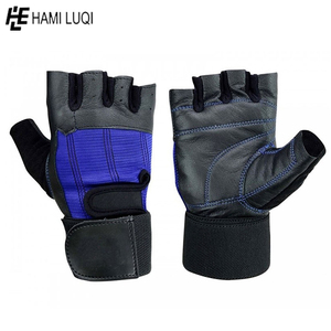 Guantes de gimnasio transpirables antideslizantes Guantes de entrenamiento deportivo de cuero para Fitness Levantamiento de pesas Ciclismo - Product Image 3
