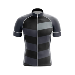 Maillot de cyclisme imprimé élégant fantaisie sport fermeture à glissière col montant manches courtes design d'équipe personnalisable léger - Product Image 3