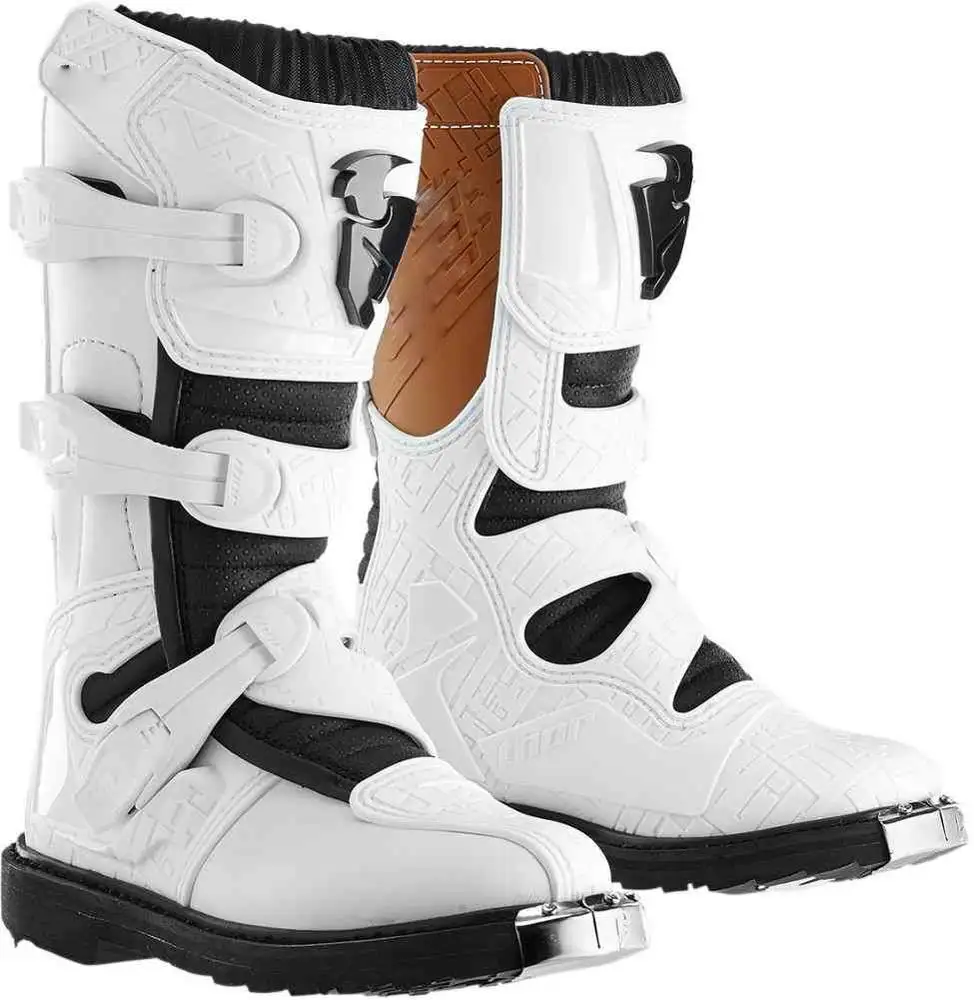 Botas de motocross para homens, botas personalizadas para corrida ao ar livre-branco-7 2020