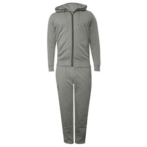 Vente en gros de survêtements en molleton personnalisés pour hommes, 2 pièces, à capuche, unis, décontractés, en coton, OEM, écologiques - Product Image 3