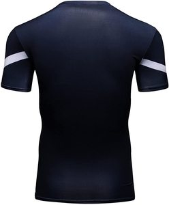 Protector de sarpullido para surfear para hombre, protector anti-uv de manga corta, multicolor, logo personalizado - Product Image 2