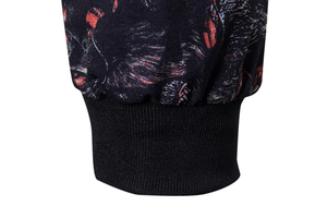 Veste universitaire à capuche en polaire doublée pour homme de haute qualité, logo personnalisé, style décontracté confortable, col montant, vente en gros - Product Image 4