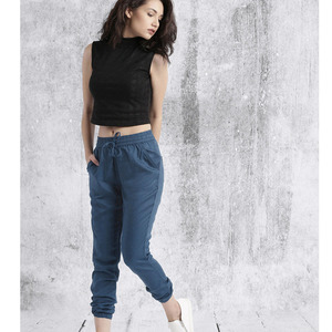 Venta al por mayor nuevo diseño de las mujeres de lana Jogger Pantalones de alta calidad de algodón en blanco Jogger Pantalones - Product Image 4