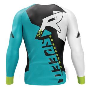 OEM Logotipo de impresión personalizada Hombres/mujeres fitness equipo deportivo desgaste gimnasio Fighting Rash Guards - Product Image 2