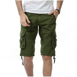 Pantalones cortos informales de algodón para hombre, Shorts ajustados de camuflaje, a la moda, para verano - Product Image 1