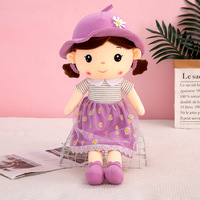 SongshanToys personnalisé en gros peluche douce 45cm pas cher enfants dormir oreiller poupée dessin animé mignon princesse poupée de chiffon