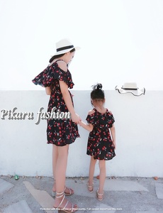 Vestido a juego de verano para madre e hija, ropa personalizada - Product Image 4