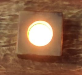 Customized Rustic Small Pillar-Shaped Walnut High-Quality Hand-crafted Home Decor Wooden Wax Filling <b>Tealight</b> Candle Holder - Product Image 3