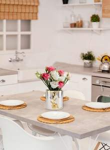 Classic Vase for Home Decor <b>Silver</b> Color Modern Design Brass Vase Glass Vase <b>Silver</b> & Golden Color Color Flower Pot Vase <b>Table</b> - Product Image 4