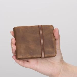 Handmade Slim <b>RFID</b> <b>Blocking</b> Bifold <b>Wallet</b> Genuine Leather Card Holder Long Pocket Size Minimalist Design Open Gift for Men Women - Product Image 6