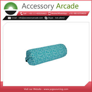 Wholesale Cotton <b>Yoga</b> Bolster Organic Round Rectangular Shape, Meditation <b>Pilates</b> <b>Yoga</b> Pillow Buckwheat Inside - Product Image 2