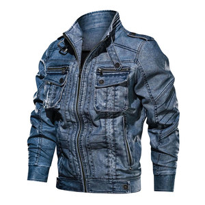 Veste en jean à manches longues pour homme, vêtement de haute qualité, tenue décontractée, coupe cintrée, prix en gros, nouvelle collection, - Product Image 1