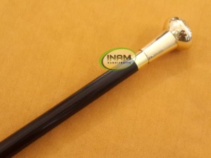 Extrême qualité fait main en bois bâton de marche avec designer/belle poignée en laiton - Product Image 3