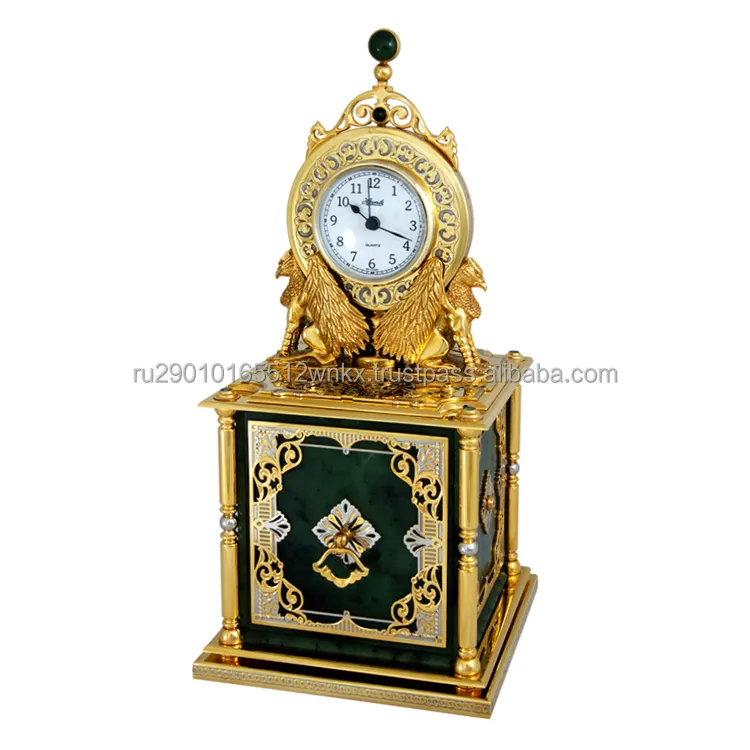 लक्जरी उपहार घड़ी बॉक्स "Gyphons" के क्लासिक्स गहने और watchmaking ग्रीन जेड घड़ी मामले उज्ज्वल laconic