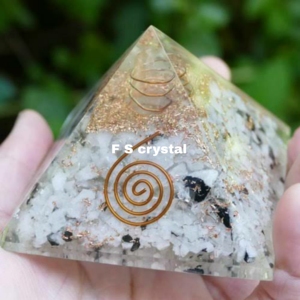 Meilleure Qualité Arc-En-Lune Pierre Orgone Pyramide En Gros Agate Orgone Pyramides - Product Image 2