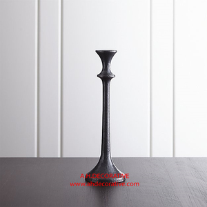 Candelabro con recubrimiento en polvo de Color negro de aluminio y candelero Iglesia Vela hecha a mano Luz Candelabro decorativo - Product Image 1