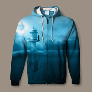 Sudadera con capucha de chaqueta de Jersey de alta moda para hombre personalizada 2020 con patrón sólido en técnica teñida Lisa para primavera - Product Image 6