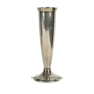 Vase à fleurs de couleur noire Ensemble en métal en aluminium de 2 balcons Salon Chambre à coucher Hôtels Restaurant Vase de banquet - Product Image 5
