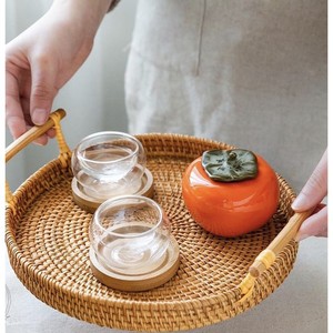 ถาดหวายกลมทนทานและเป็นมิตรกับสิ่งแวดล้อมพร้อมด้ามจับ (Lee Tran + 84 987731263) - Product Image 3